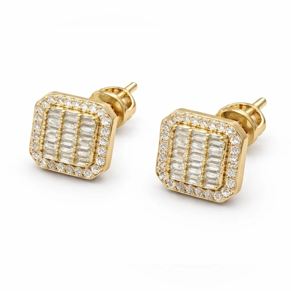 1.25 CTW Moissanite Earrings